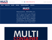 Tablet Screenshot of multicontainer.com
